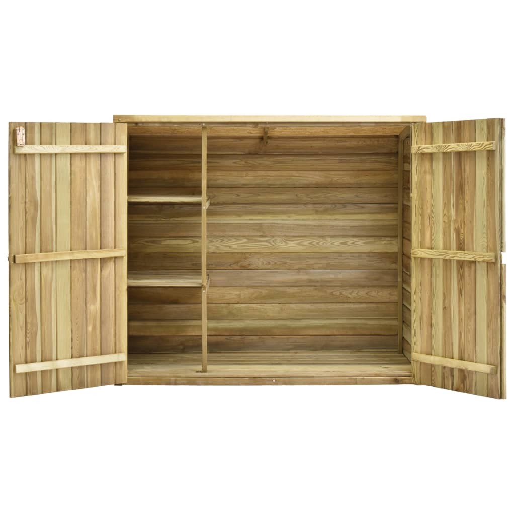 Garden Tool Shed 135x60x123 cm Impregnated Pinewood